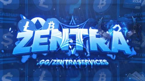 Zentra logo and banner